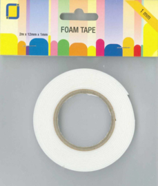 JEJE -Foam Tape 2 m x 12 mm x 1 mm (3.3010)