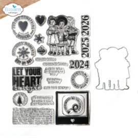 Elizabeth Craft Designs  - Magical Moments Stamp and Die Set - CSD381