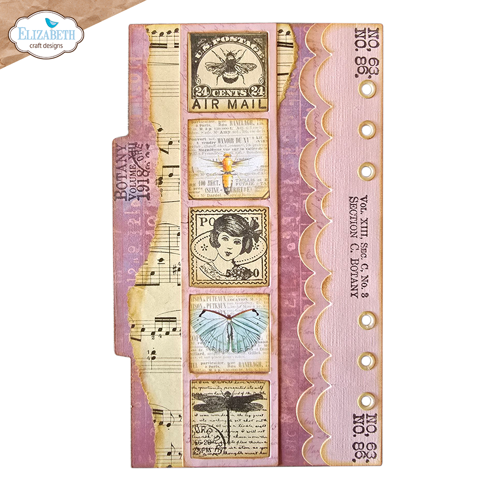Elizabeth Craft Designs - Postage Stamps 3 Clearstamps - CS418 - Pre-order!!!