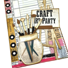 Elizabeth Craft Designs - Planner Essentials 59 - Art Party 2011