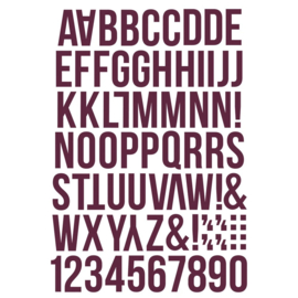 Simple Stories - Color Vibe Alphabet Sticker Book Darks (1758pcs) (13465