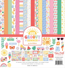 Echo Park Paper - Our Groovy Summer 12x12 Inch Collection Kit (OGS496016)