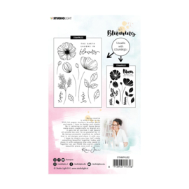 Studio Light - Clear stamp A6 Karin Joan Blooming nr.02