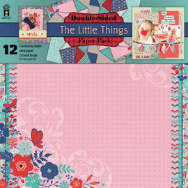 Hot off the Press -   The Little Things Double-Sided Scrapbooking Papers -30,5 x 30,5 cm