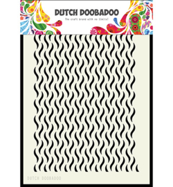 Dutch Doobadoo Dutch Mask Art stencil - Mask Art Floral Waves