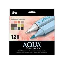 Spectrum Noir Aqua Markers 12 in een pak - Essentials