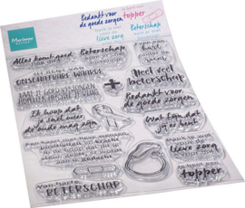 Marianne Design - Clear Stamps - Zorg & herstel (NL) CS1080 110x150mm