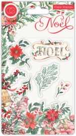 Craft Consortium -  Noel - Clear Stamps - Flora