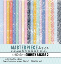 Masterpiece  Design Papiercollectie Grungy Basics #2 12x12 10vl MP202139