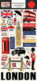 Carta Bella - London Chipboard Accents (CBL404021)