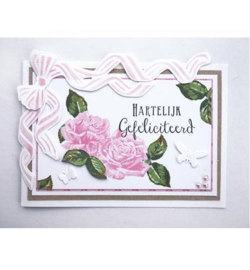 Marianne Design - Clearstamps - Tiny's rose (layering)