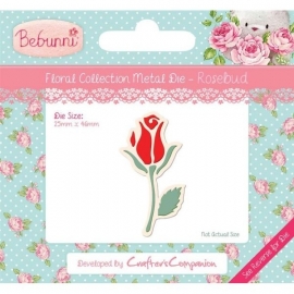Bebunni Floral Metal Die - Rosebud by Crafter's Companion