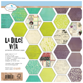 Elizabeth Craft Designs  - La Dolce Vita paperpack 30,5 x 30,5 cm 