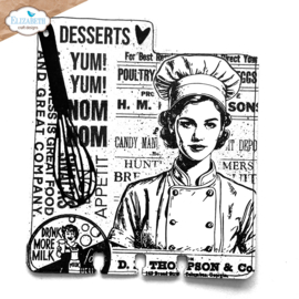 Elizabeth Craft Designs - Let's Cook Stamp and Die Set - CSD395