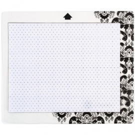 Silhouette cutting mat for stamp material.