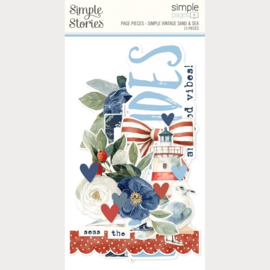 Simple Stories - Simple Vintage Sand & Sea Simple Pages Pieces (26933)