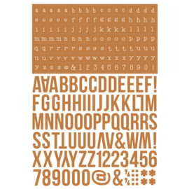 Simple Stories - Color Vibe Boho Alphabet Sticker Book (1758pcs) (13479)
