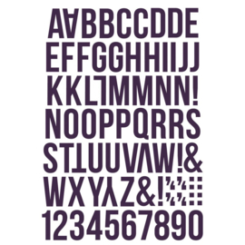 Simple Stories - Color Vibe Alphabet Sticker Book Darks (1758pcs) (13465