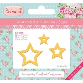 Bebunni Floral Metal Die - Stars by Crafter's Companion