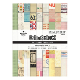 Spelbinders - Turn the Page Reminiscence Book 10 Patterned Cardstock by Esther Glas (SCSP-037)