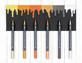 Spectrum Noir Metallic Markers - Precious Metals