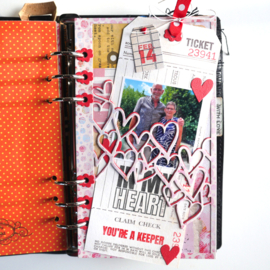 Elizabeth Craft Designs - Planner Essentials 57 - Heart Overlay 2009