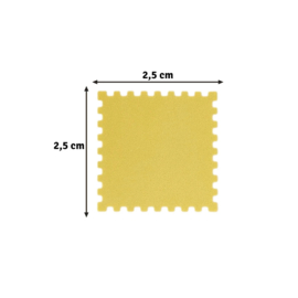 Vaessen Creative • Magnetic Anywhere Pons Postzegel Vierkant 2,5x2,5cm - 21451-005