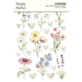 Simple Stories - Simple Vintage Meadow Flowers Sticker Book (22626)