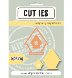 CUT-IES - Spring - Voliere Bird (snijmallen)