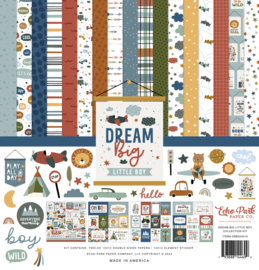 Echo Park Paper - Dream Big Little Boy 12x12 Inch Collection Kit (DBB304016)