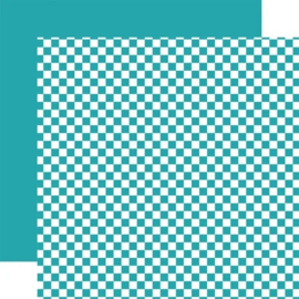 Echo Park Paper - Summer Checkerboard 12x12 Inch Collection Kit (CSU373016)