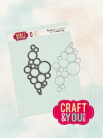 Craft& You Design - Bubble Background Dies (CW411)