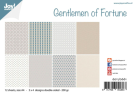 Joy! Crafts - Papierset  A4 - Design - Gentlemen of Fortune