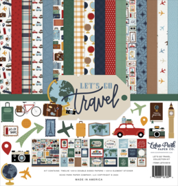 Echo park Paper - Let's Go Travel 12x12 Inch Collection Kit (LGT310016)