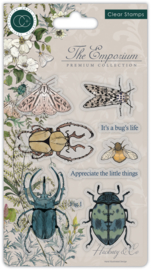 Craft Consortium The Emporium Beetles Clear Stamps