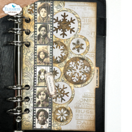 Elizabeth Craft Designs - Planner Essentials - Christmas Bubbles Edge Inlay -  2191