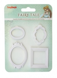 ScrapBerry's - Set polymer items Fairy Tale. Set of frames. 4 stuks