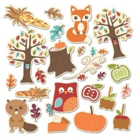 Happy Harvest Fall Friends Icon Die Cuts