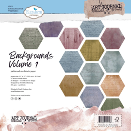 Elizabeth Craft Designs - Backgrounds Volume 1 paperpack C029 - 30,5 x 30,5 cm