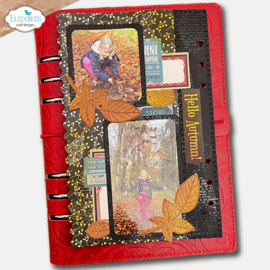 Elizabeth Craft Designs - Every Day Memories - Seasonal Words & Leaves Stamp and Die Set - CSD465
