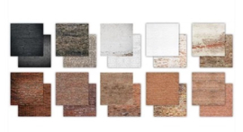 Essential Craft Papers 12x12 Inch Paper Pad Brick Textures (CCEPAD019)