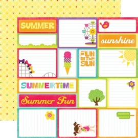Echo Park Paper - Summer days - Journalling Cards