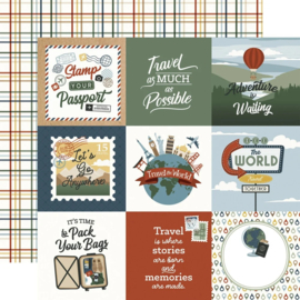 Echo Park Paper - It's Time To Travel 12x12 Inch Collection Kit (TTT494016)