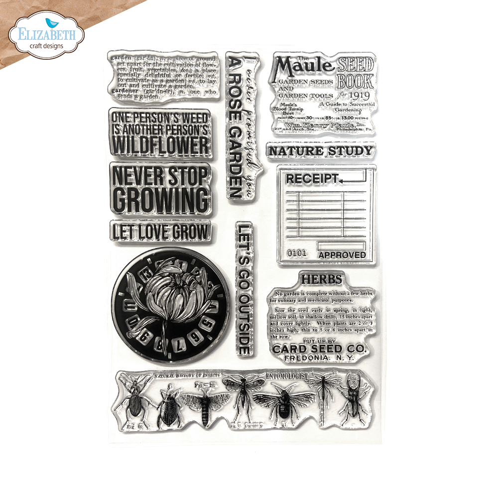 Elizabeth Craft Designs - Wildflower Clearstamps -  CS419 - Pre-order!!!