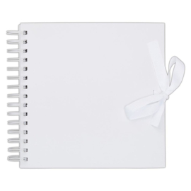 Papermania - 8 x8 Inch Scrapbook White (PMA 101406)