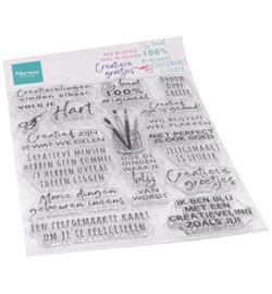 Marianne Design - - Clear Stamps - Creatieve groetjes