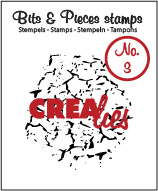 Crealies Clearstamp Bits&Pieces no. 03 Crackle CLBP03