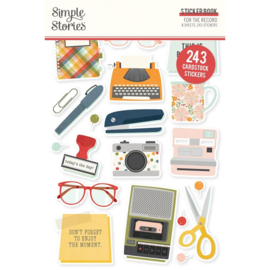 Simple Stories - For The Record - Sticker Book (23524)