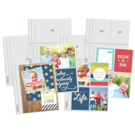 Simple Stories - Multi Pack Refills 6"X8" SN@P! Flipbook Pages (10 stuks)