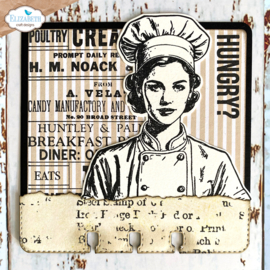 Elizabeth Craft Designs - Let's Cook Stamp and Die Set - CSD395